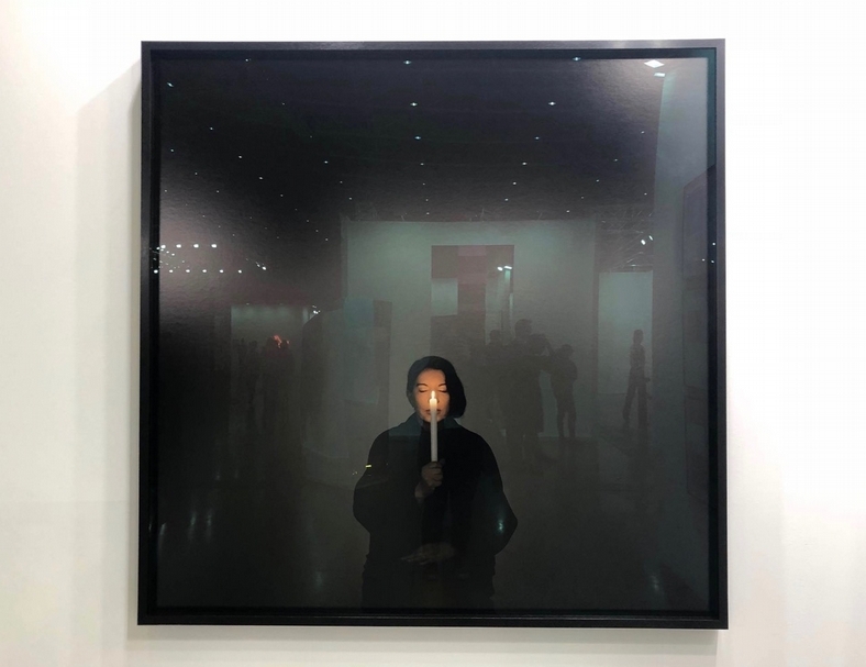 尚凱利畫廊（Sean Kelly Gallery）呈現瑪莉娜・阿布拉莫維奇（Marina Abramović）作品。（本刊資料室）