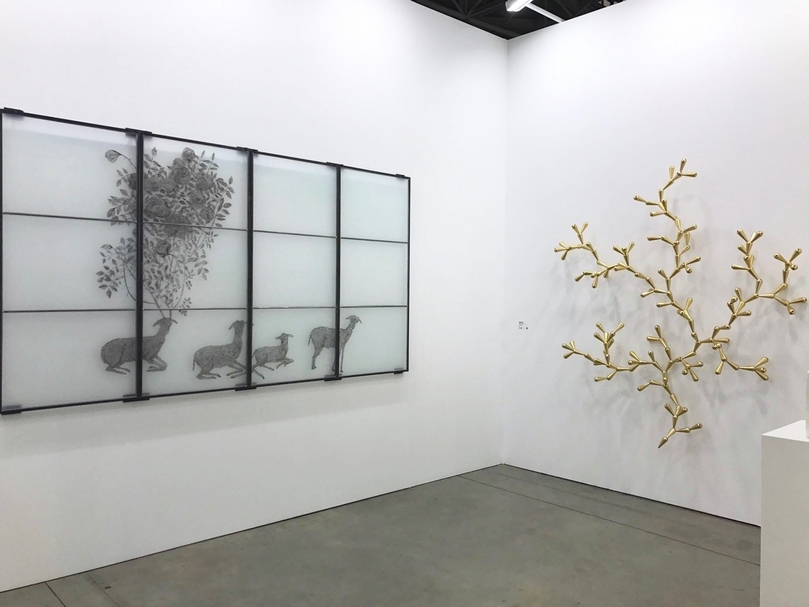 常青畫廊（Galleria Continua）展位一景。（本刊資料室）