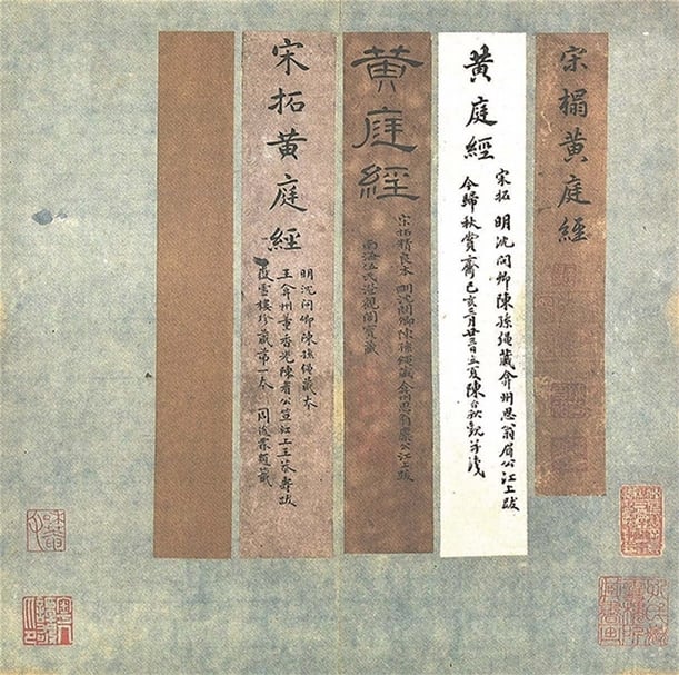 安思遠收藏之碑帖品質精良，此為其藏的宋拓《黃庭經》。