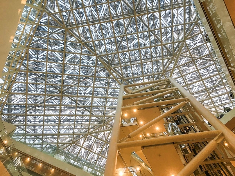 台南市美術館2館內部。（攝影／劉星佑）