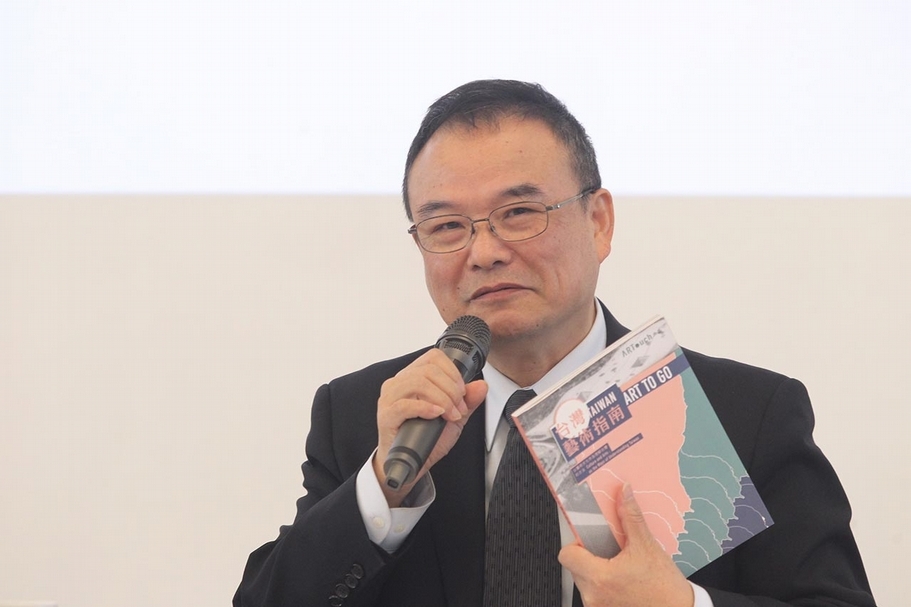 「台灣藝術產業的復甦之路」系列講座之二，文化部政務次長蕭宗煌為座談會做總結。（攝影／陳俊松）