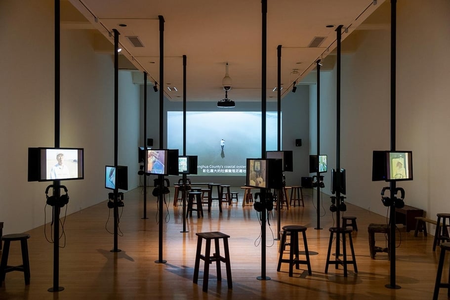 「 2018台北雙年展」，2018.11.17-2019.03.10。柯金源，《前進》，紀錄片，片長108分鐘 ，2018。（©參展人、台北市立美術館提供）
