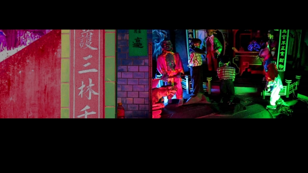 梁廷毓《著魔之地》（Beheaded River），單頻道錄像，34”02’，2018。（梁廷毓提供）