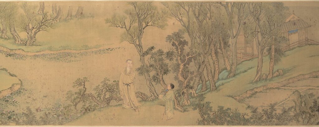 王翬、焦秉貞〈安歧像〉，翁萬戈藏。圖／波士頓美術館。