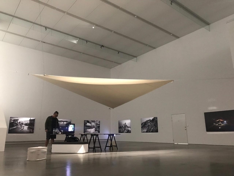 高雄市立美術館「為無為——謝英俊建築實踐展」展覽現場。（高雄市立美術館提供）