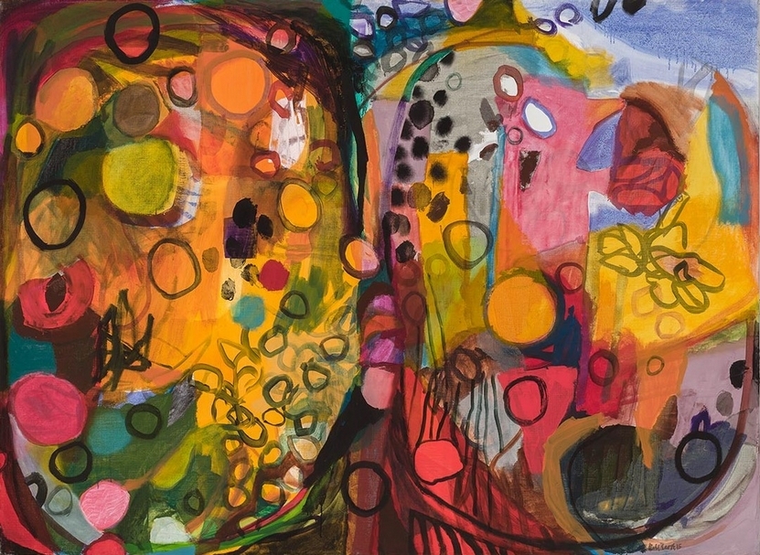 比爾．史考特（Bill Scott），《一月之秋》（A Month in the Fall），油彩、畫布，2015。（Courtesy of Hollis Taggart, New York）