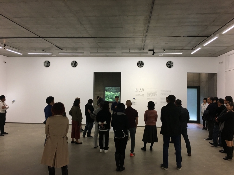 毓繡美術館開館以來，總能吸引藝術愛好者來到這處鄉間盛景。（攝影／林亞偉）