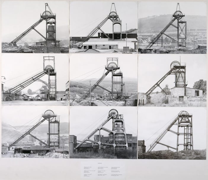 貝克夫婦（Bernd & Hilla Becher）《類型學》。（本刊資料室）