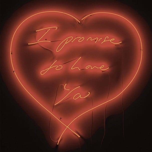 崔西．艾敏的《承諾愛你》（I Promise to Love You）。（今日美術館提供）