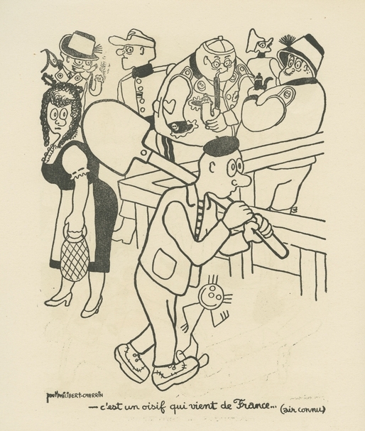菲利伯．夏杭作品《來自法國的偷懶鬼》。 （© NS-Dokumentationszentrum der Stadt Köln）