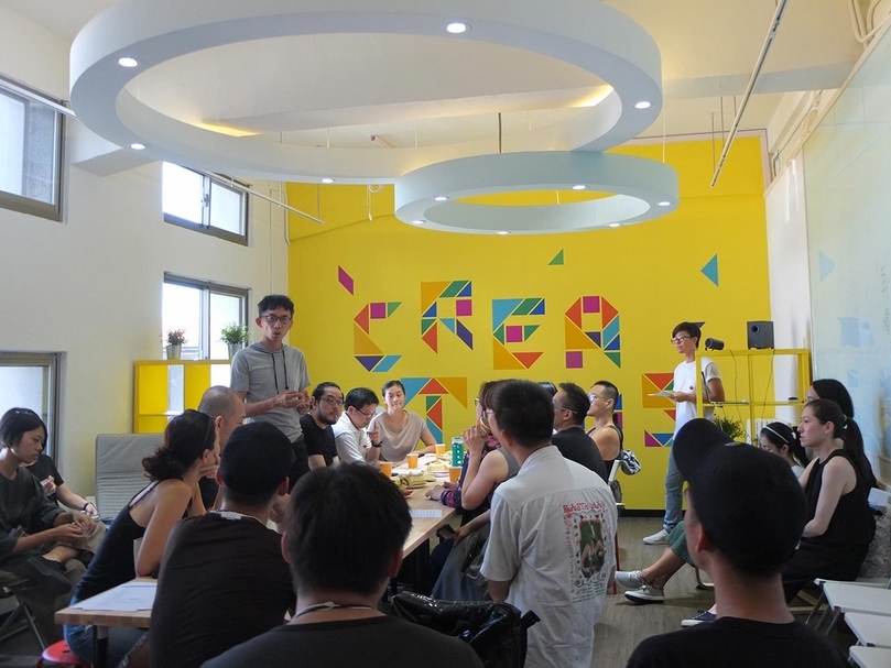 C-LAB舉辦2018年CREATORS迎新會。(© 空總台灣當代文化實驗場)