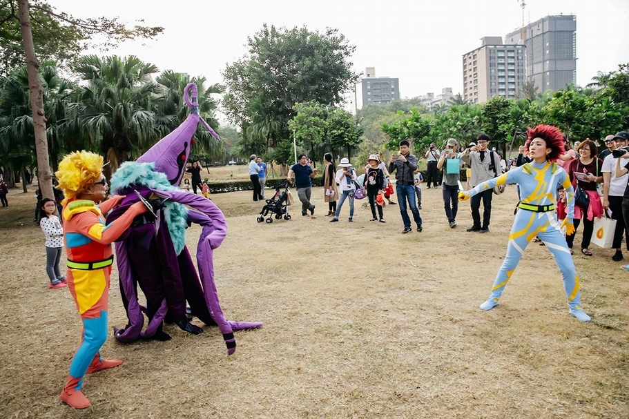 台電2019高雄公共藝術節「奧拉之城」活動現場。（攝影／汪正翔）