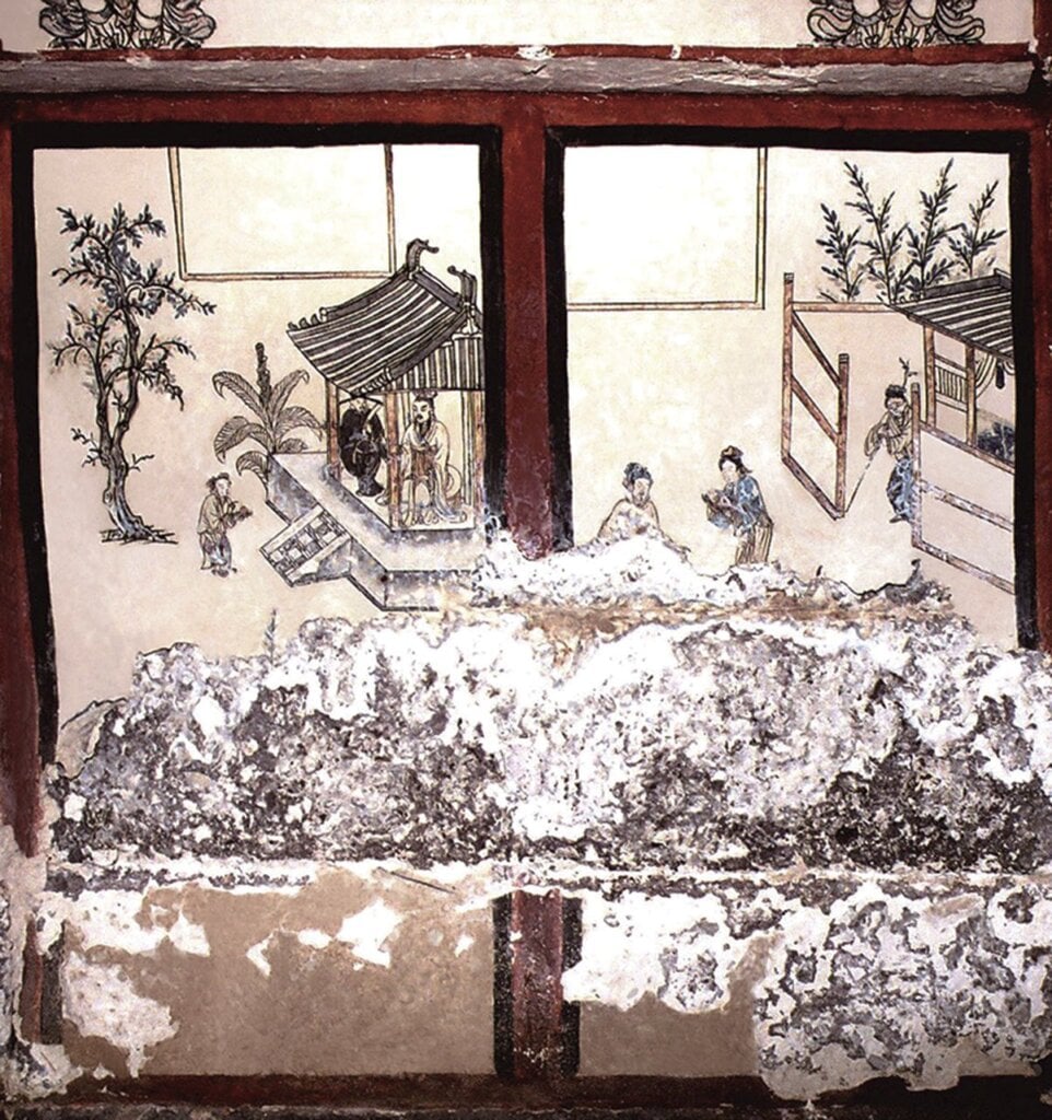 西北壁孝子圖。