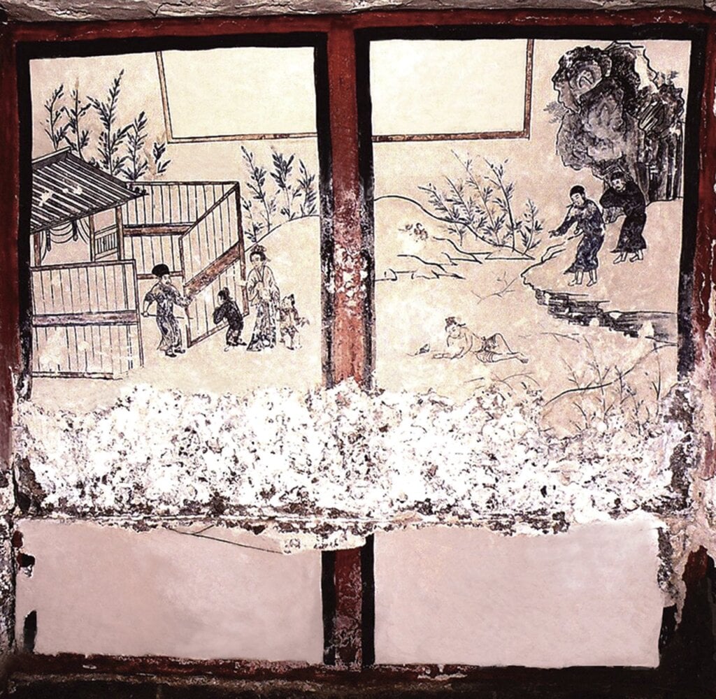 東北壁孝子圖。