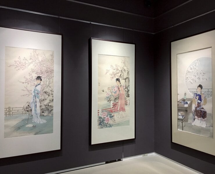 「紅樓夢」金釵系列，周芳美評：賦予眾女性活潑的現代女性特質，跳脫舊籍典故中的悲舛命運。