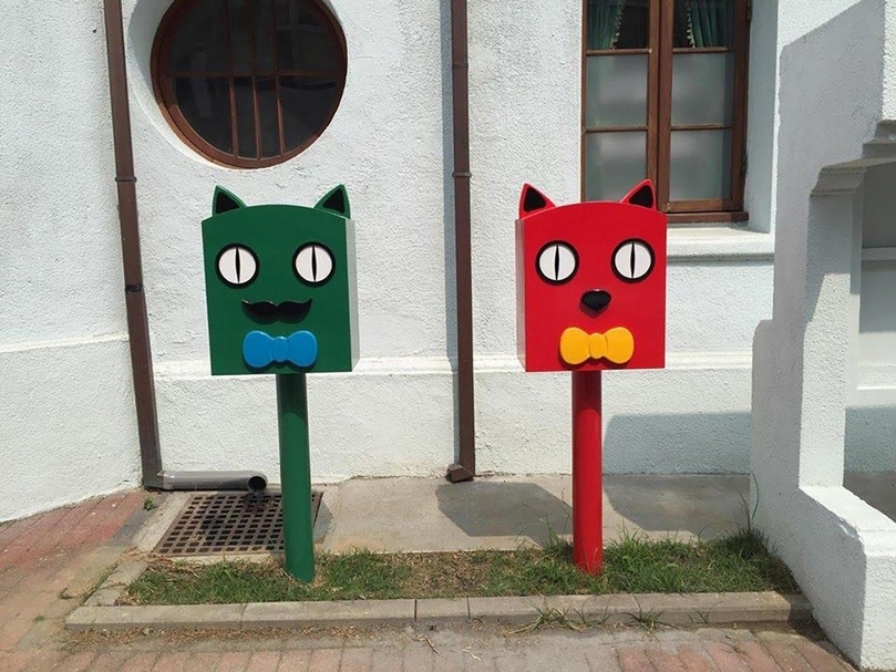 南投稅務出張局部外觀。（賴政豪提供）