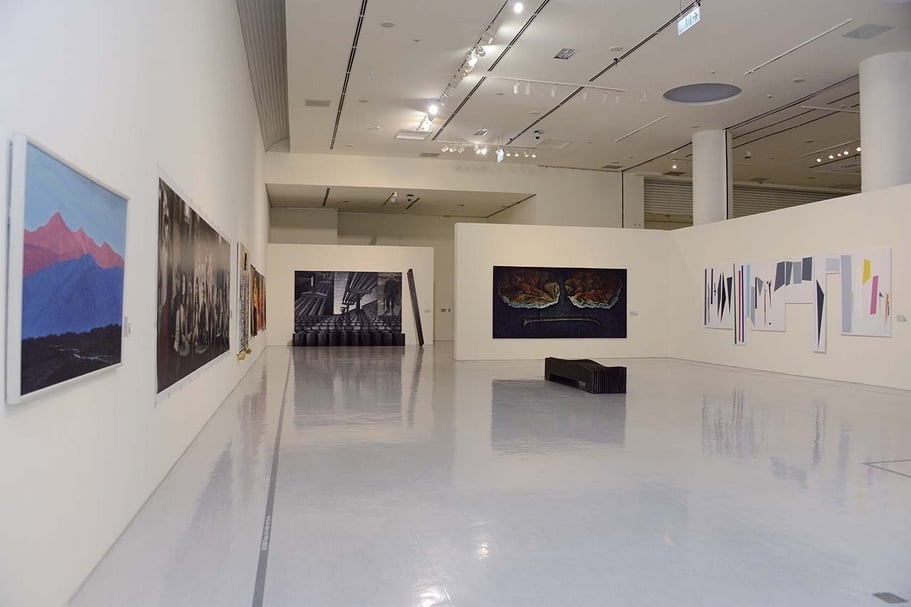國美館館藏精品常設展「國美無雙」展場一景。(國美館提供)