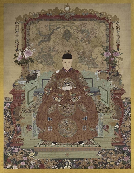 〈明熹宗坐像〉，國立故宮博物院藏。（國立故宮博物院提供）