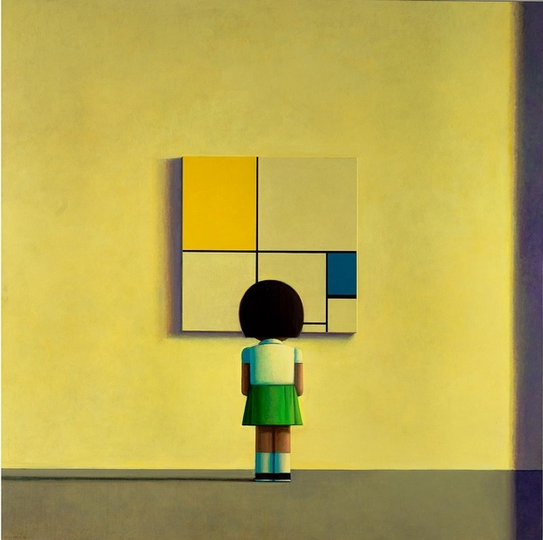 劉野《早晨的蒙德里安》（Mondrian in the Morning），2000。（卓納畫廊提供）