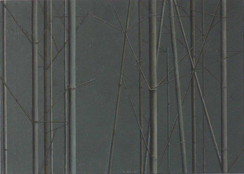 劉野《竹子的構圖4號》（Composition with Bamboo No.4），2011。（卓納畫廊提供）