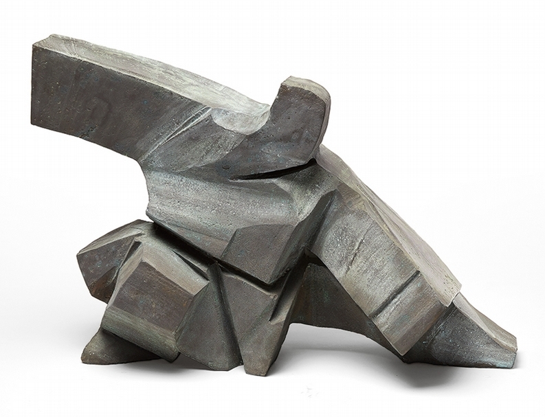 朱銘《單鞭下勢》，銅雕，59×108×57cm，版數：2/10，1991，估價： 1,800,000-2,800,000港元。（中國嘉德(香港)國際拍賣提供）
