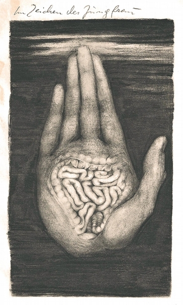 蘇珊．溫格（Susanne Wenger）於1943年創作的早期作品。（©Susanne Wenger Foundation）