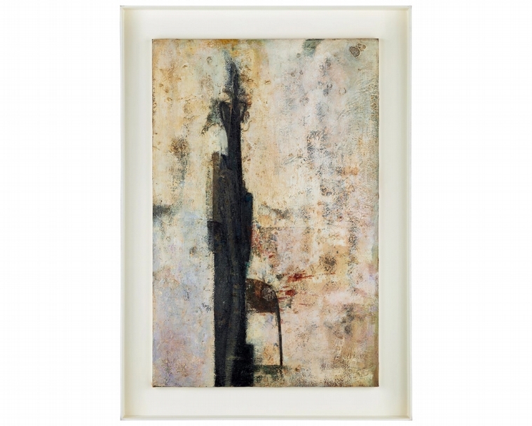 顧福生《小憩》，油彩、畫布，100 × 65 cm，1960，估價：250,000-350,000港元。（中國嘉德(香港)國際拍賣提供）