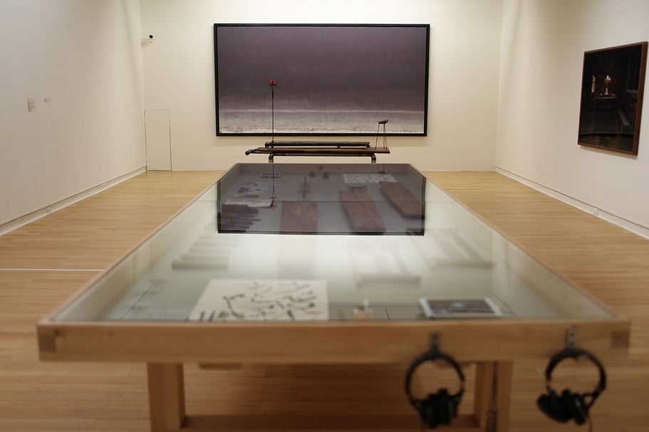 2016「台北雙年展」葉偉立和葉世強展區。(葉偉立提供)