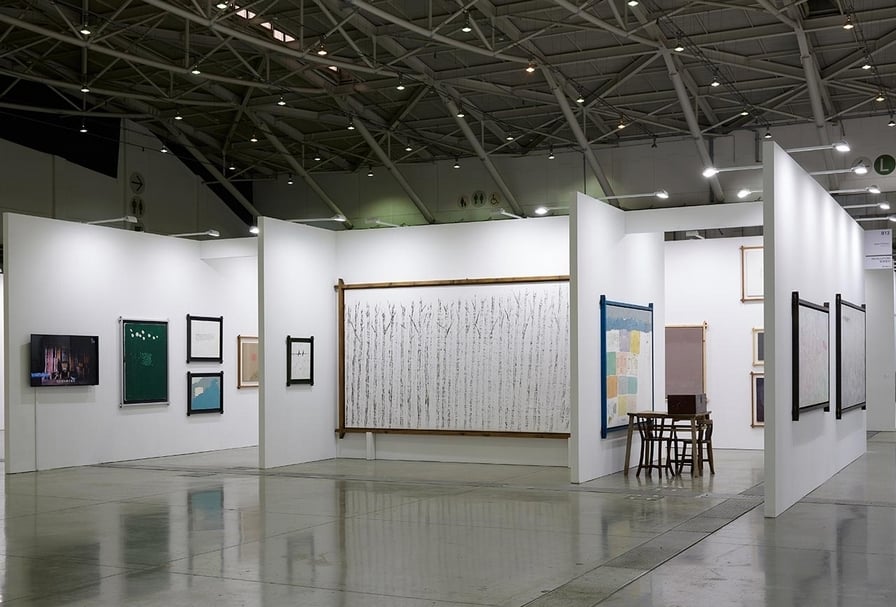 2019「台北當代藝博會」漢雅軒畫廊展覽現場。(攝影/Kitmin Lee,漢雅軒提供)