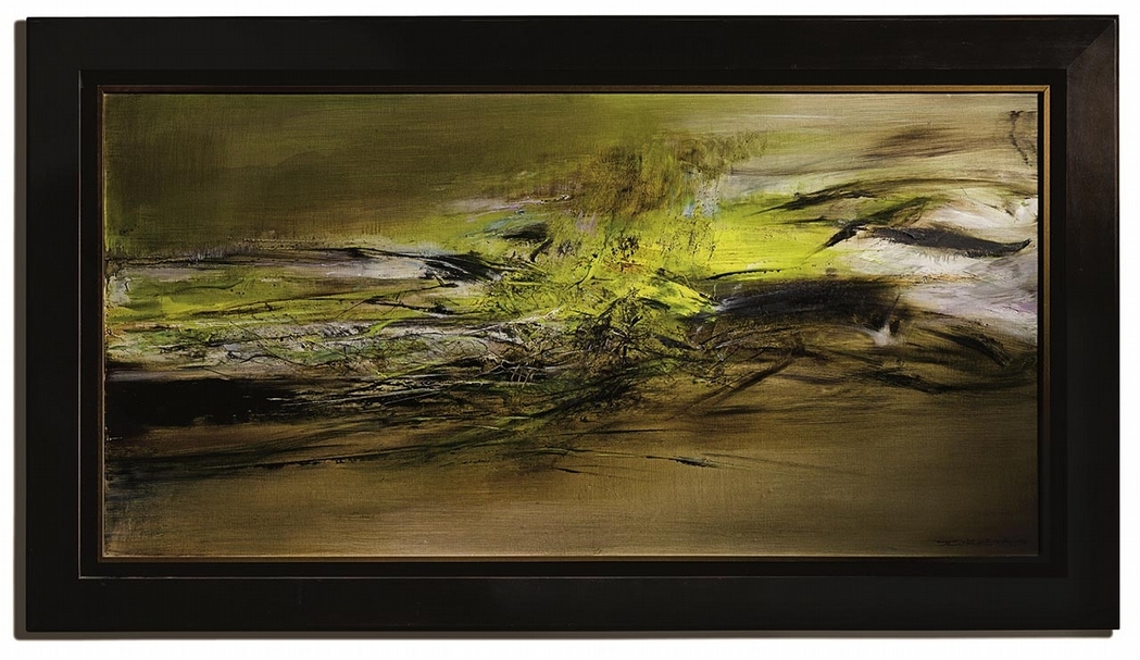 趙無極1965年的作品《15.02.65》。（© Sotheby's）