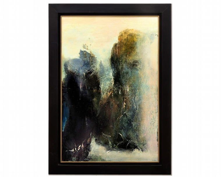 趙無極1986年的作品《10.01.86》。（© Sotheby's）