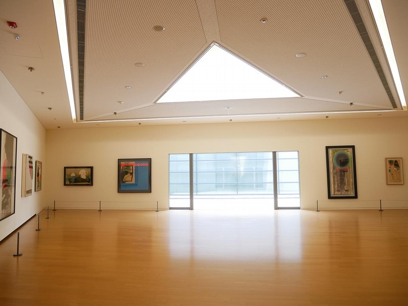 「遠方的行星：趙春翔藝術展」於亞洲大學現代美術館展覽現場。（攝影／張玉音）