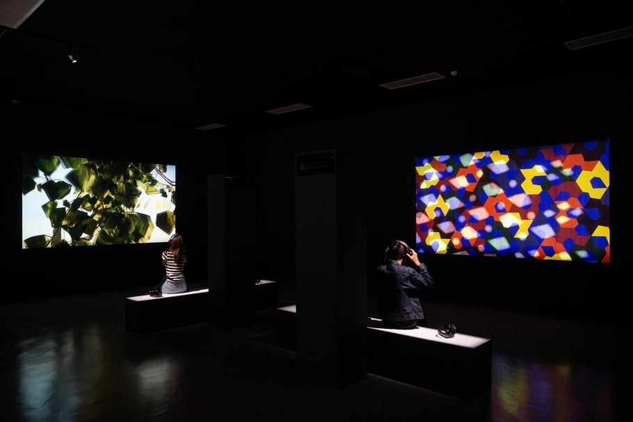 「聲動：光與音的詩」展覽現場。（台北市立美術館提供）