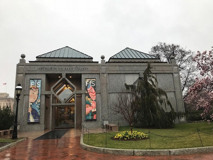 亞瑟．M．賽克勒美術館外觀（Arthur M. Sackler Gallery ）。（陸仲雁提供）
