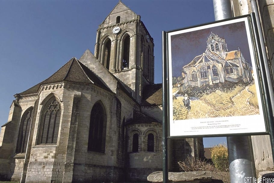 奧維爾教堂（L’Eglise Auvers） 。 ©Ile de Fr