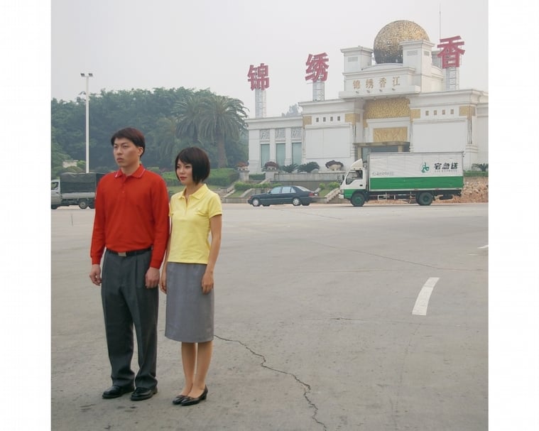 楊俊2007-08年的作品《巴黎症》（Paris Syndrome）。（© Jun Yang）