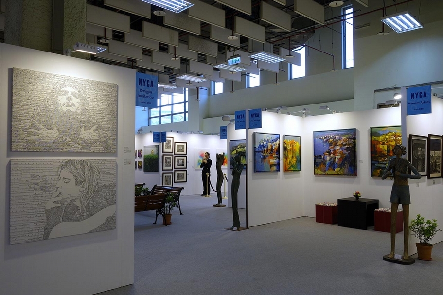 紐約當代藝術基金展區一景。（攝影／Emma）