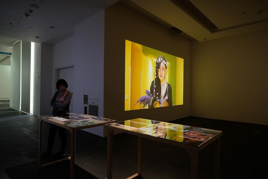 關渡美術館近期展覽《撕裂傷:不斷分裂的禁忌地圖》展出現場。(關渡美術館提供)
