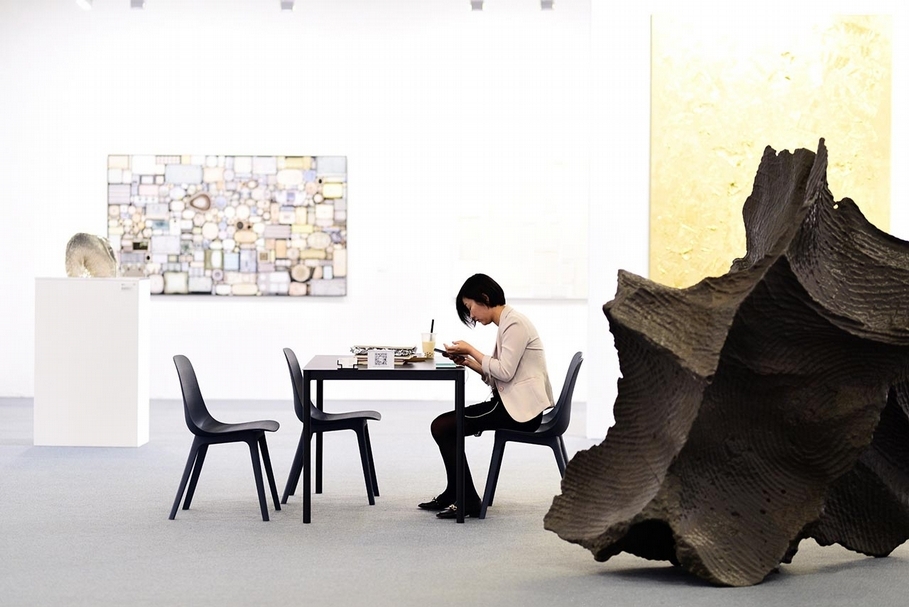 佩斯畫廊於「藝術成都」（Art Chengdu）展位一景。（本刊資料室）