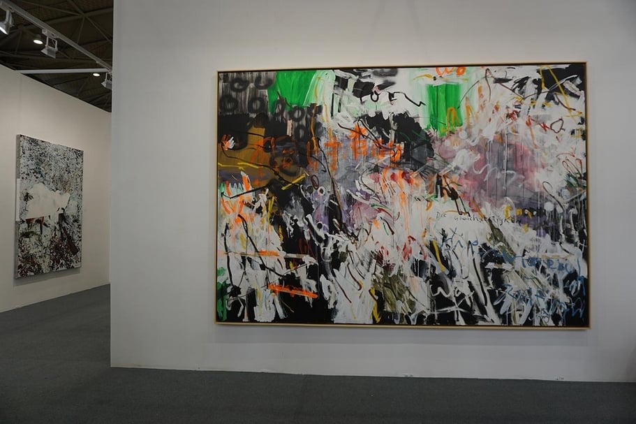 千高原藝術空間於「藝術成都」（Art Chengdu）展位一景。（本刊資料室）