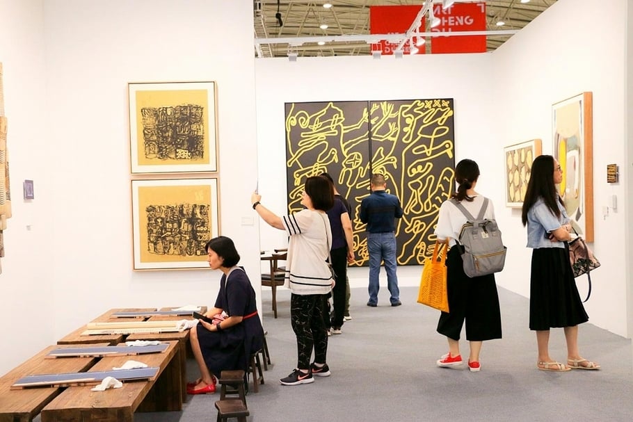 墨齋於「藝術成都」（Art Chengdu）展位一景。（Art Chengdu提供）
