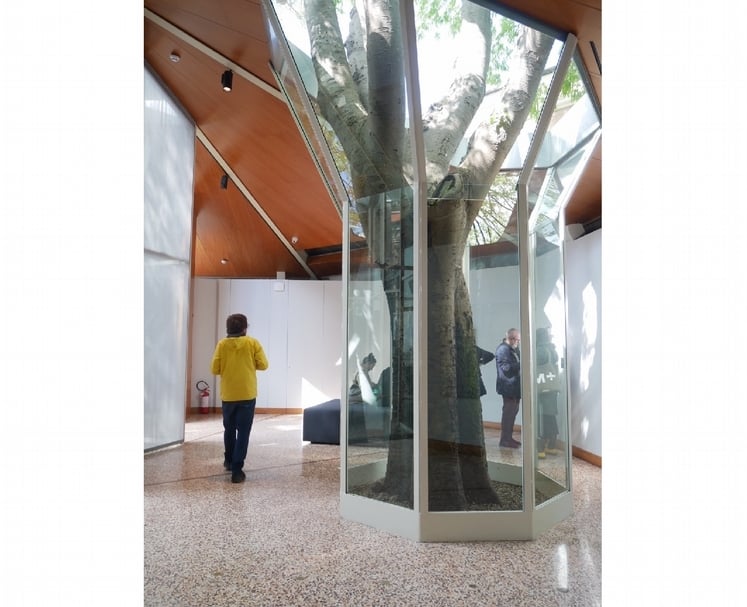 加拿大館由Isuma藝術團體（Isuma Collective）代表國家館展出，圖為展覽現場。（本刊資料室）