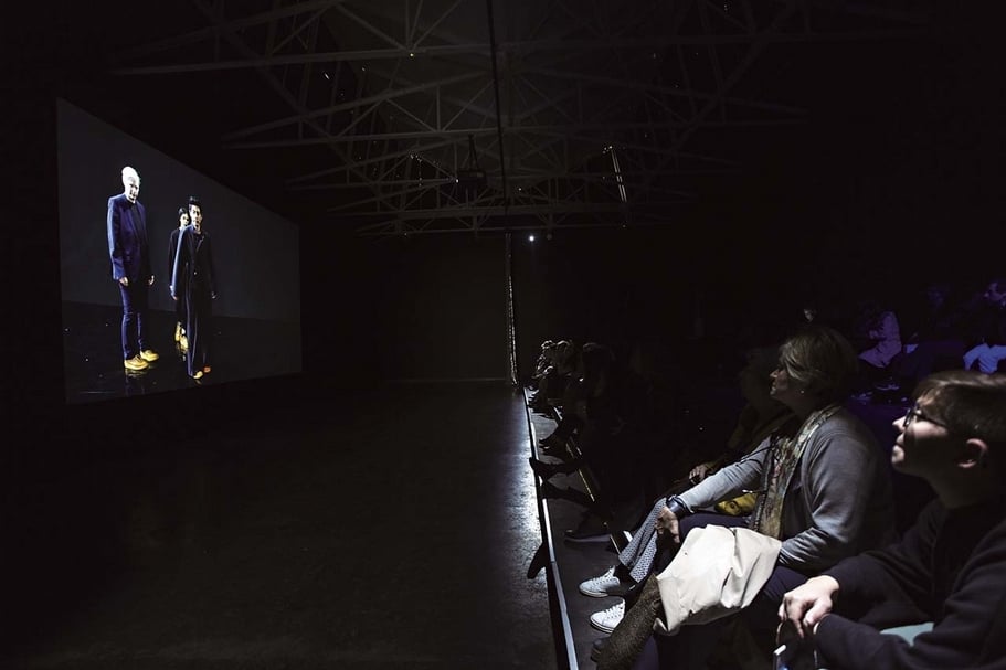 瑞士館作品《Moving Backwards》。（Photo by Francesco Galli, © La Biennale di Venezia）