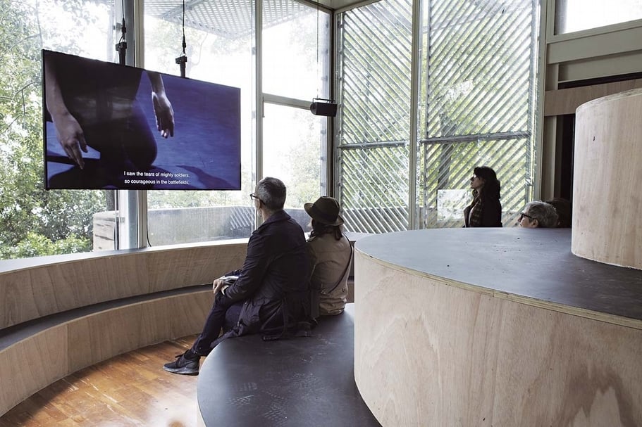 韓國館「歷史使我們失敗，但無所謂」展覽現場。（Photo by Francesco Galli, © La Biennale di Venezia）