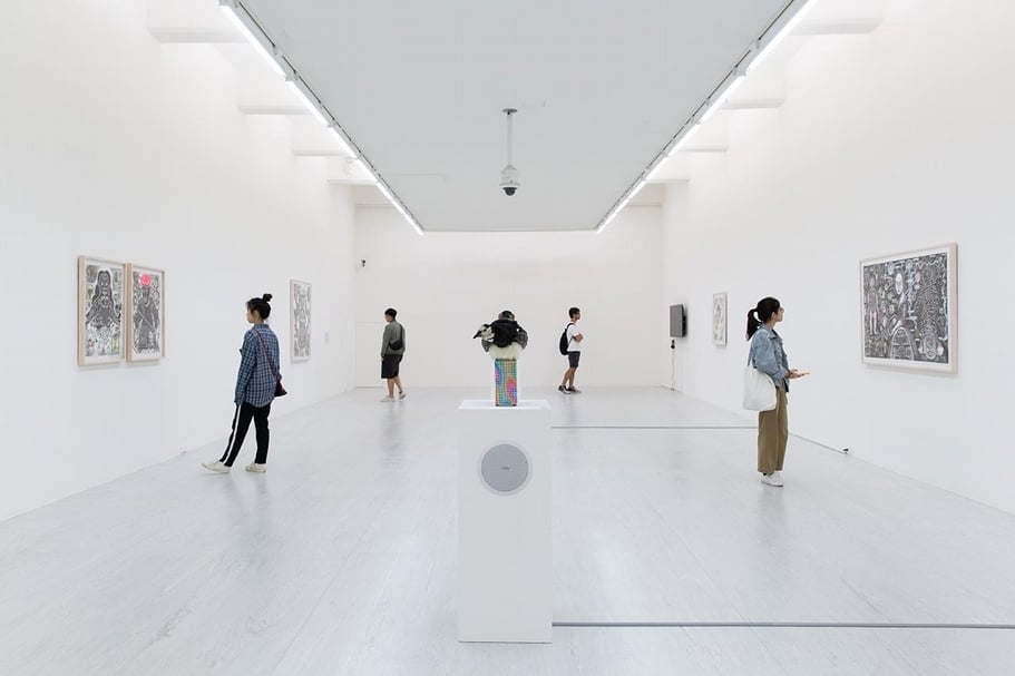 張碩尹個展《Kosmos》展覽現場。（台北市立美術館提供）
