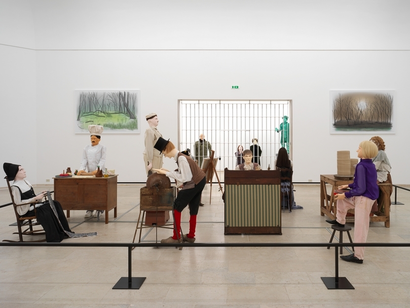 比利時國家館「世界殘酷祕史」（Mondo Cane）展覽現場。（Photo by Margaux Nieto，© Belgian Pavilion and artists）