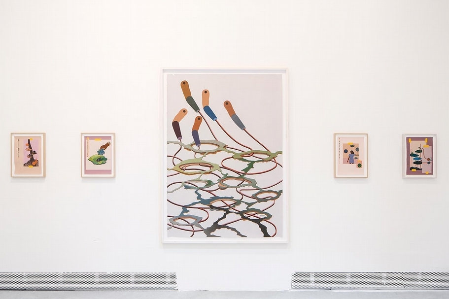 奧托邦戈．恩坎（Otobong Nkanga）於綠園城堡展區展出的作品《和解》（Reconciliation）。（ Photo by Francesco Galli，© La Biennale di Venezia and artist）