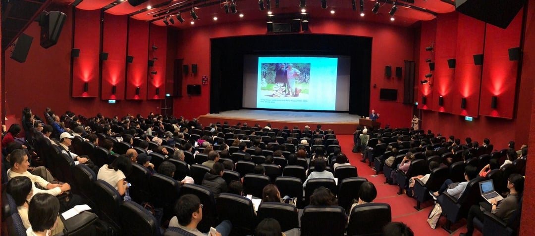 「我們一直都很現代：尋找中國藝術的世界性（“We Have Always Been Modern”: Searching for the Cosmopolitan in Modern Chinese Art）」演講現場。（攝影：蔡蕎宇）