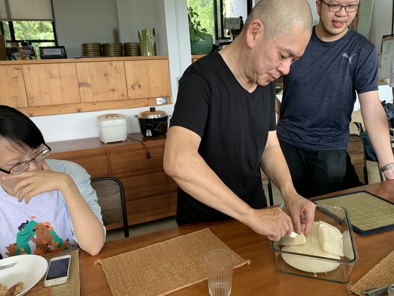 蔡導做的不是點心，而是記憶「這是我小時候的味道，只是現在越來越少人做。」（攝影／陳漢聲）