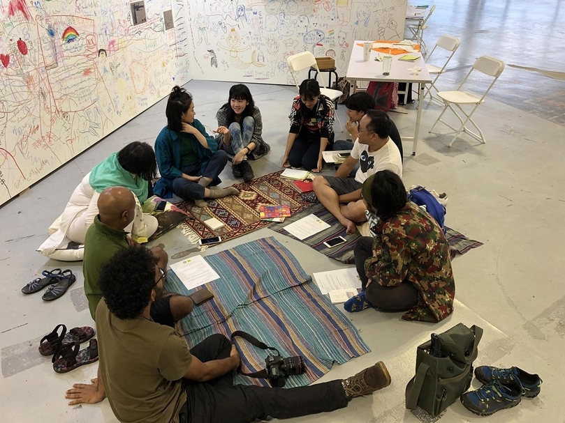 「台灣當代一年展」展覽現場。（台灣視覺藝術協會提供）